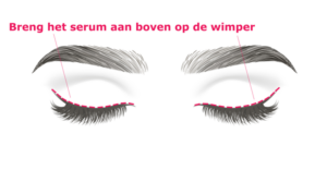 hoe wimperserum te gebruiken